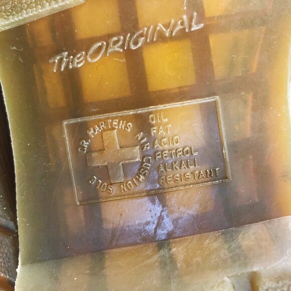 DR. MARTENS Rare Portland Rose Boots 1460 Size 7 - Picture 11 of 12